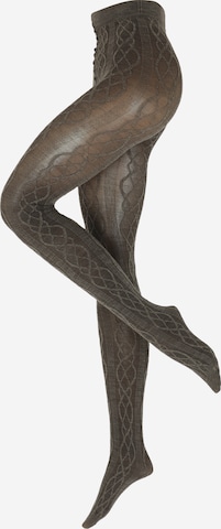 Lindex Tights in Brown: front