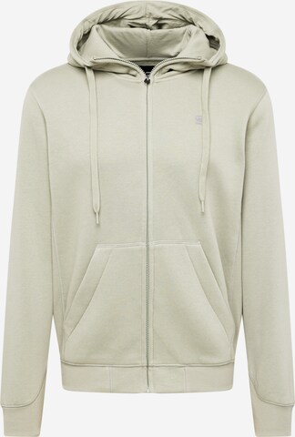 G-Star RAW Regular fit Sweat jacket in Grey: front