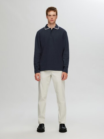 SELECTED HOMME Poloshirt 'SLHCLEMENTS' in Blau