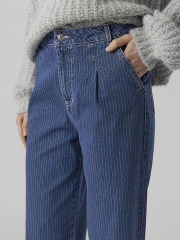 VERO MODA Wide Leg Jeans 'KATHY EMMY' i blå