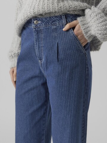 VERO MODA Wide leg Jeans 'KATHY EMMY' in Blauw