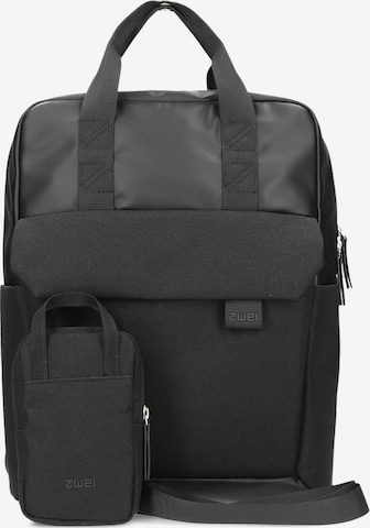 ZWEI Backpack 'LOU LUR160' in Black: front