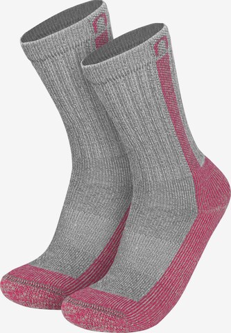 Chaussettes de sport normani en gris : devant