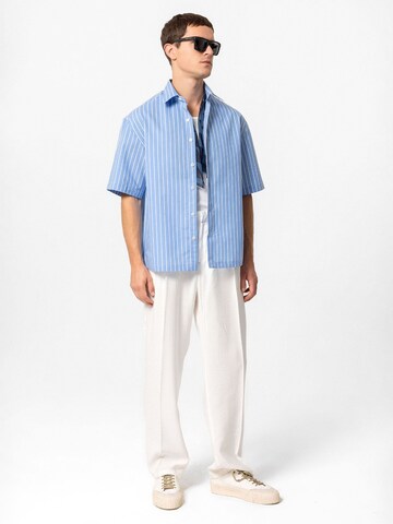 Comfort fit Camicia 'Fernando' di Antioch in blu