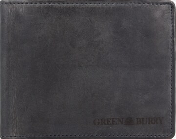 Porte-monnaies 'Vintage Washed' GREENBURRY en gris : devant