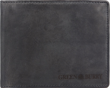 GREENBURRY Wallet 'Vintage Washed' in Grey: front