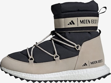 Boots da neve 'Moonboost' di ADIDAS SPORTSWEAR in nero: frontale