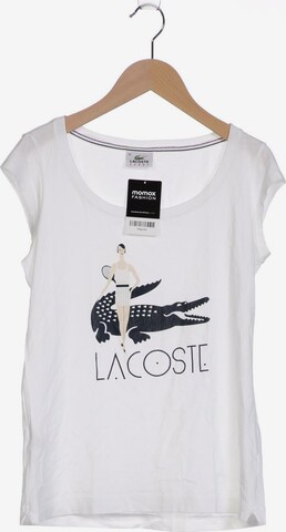 Lacoste Sport Top & Shirt in S in White: front