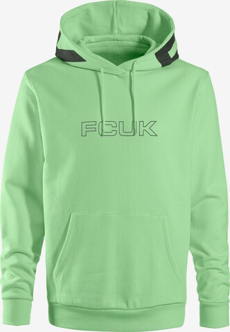 FCUK Sweatshirt in Grün: predná strana