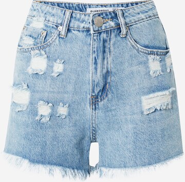 GLAMOROUS Shorts in Blau: predná strana