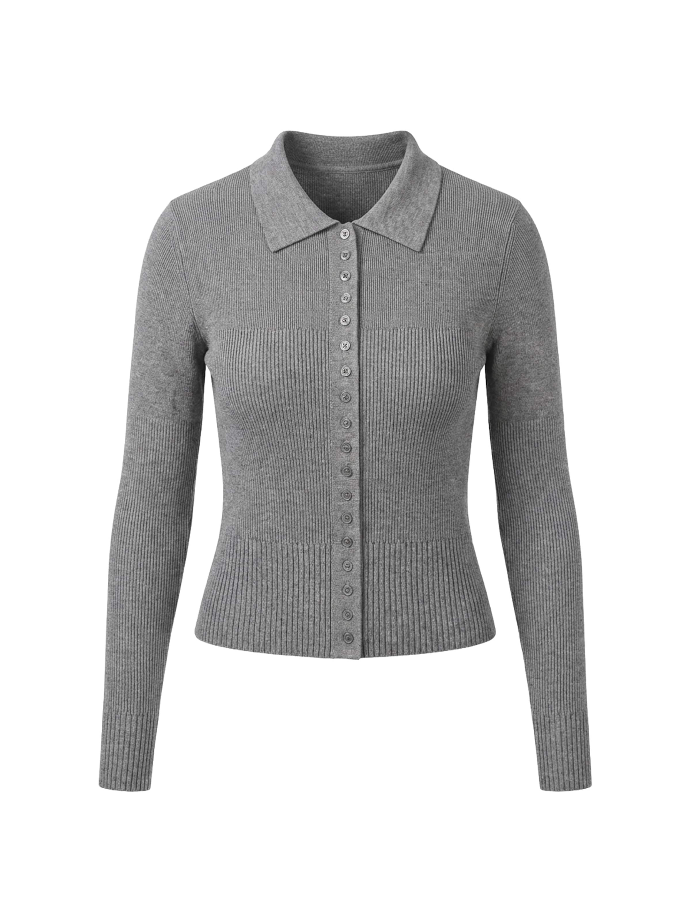 studioselect Knit cardigan 'Luna' in Mottled grey, Item view