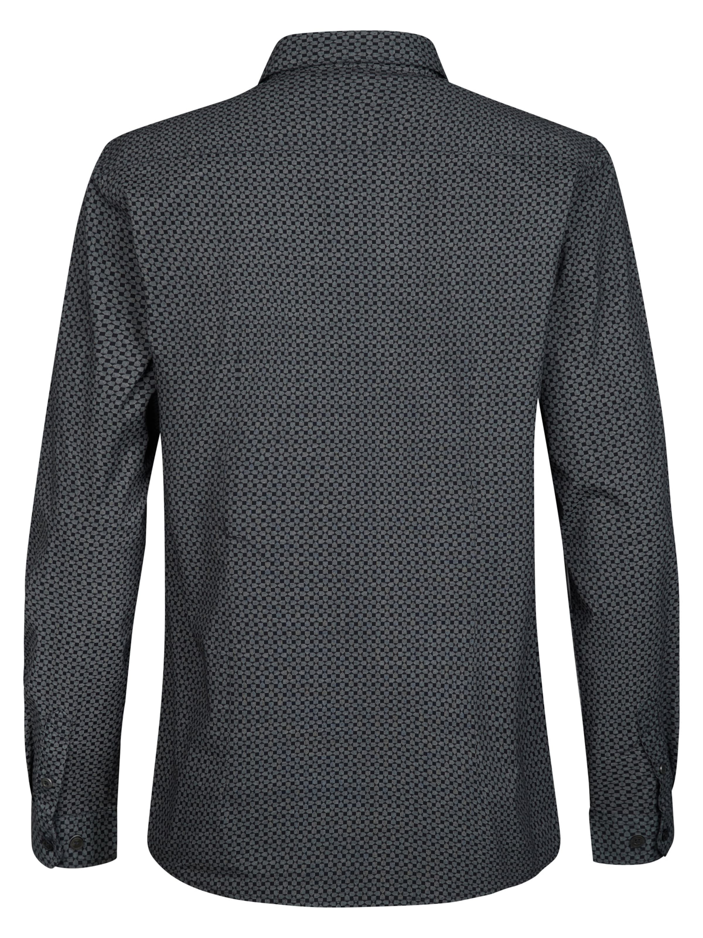 Coupe slim Chemise Petrol Industries en bleu