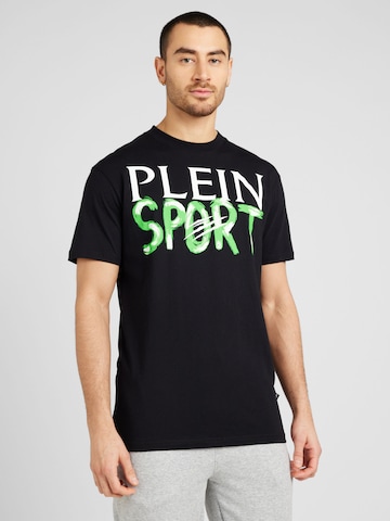 Plein Sport Shirt in Zwart: voorkant