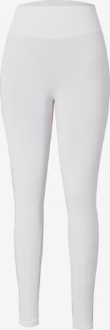 Slimfit Leggings 'FLEX' de la YEAZ pe alb: față