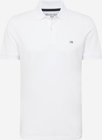 SELECTED HOMME Shirt 'DAN' in Wit: voorkant