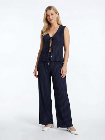 Guido Maria Kretschmer Women Широкий Штаны 'Mala' в Синий