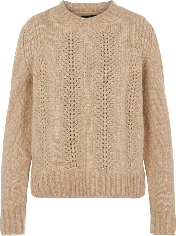 PIECES Pullover 'Bibi' in Braunmeliert RE6806 PIECES Pullover 'Bibi' in Braunmeliert RE6806