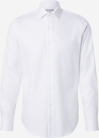 balta Michael Kors Priglundantis modelis Dalykinio stiliaus marškiniai: priekis