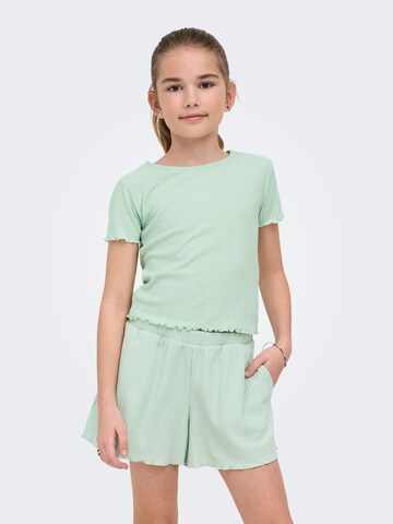 ONLY GIRLS Футболка 'KOGNella' в Зеленый: спереди