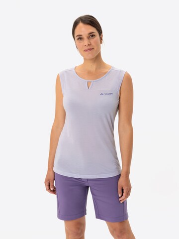 VAUDE Sports top 'Skomer' in Purple: front