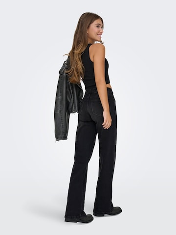 Wide leg Jeans 'ONLJulia' di ONLY in nero