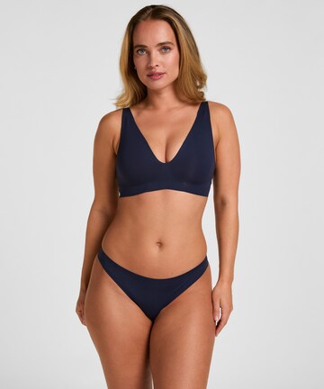 Hunkemöller String in Blau: Vorderseite