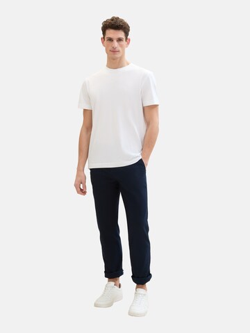 Regular Pantalon chino TOM TAILOR en bleu