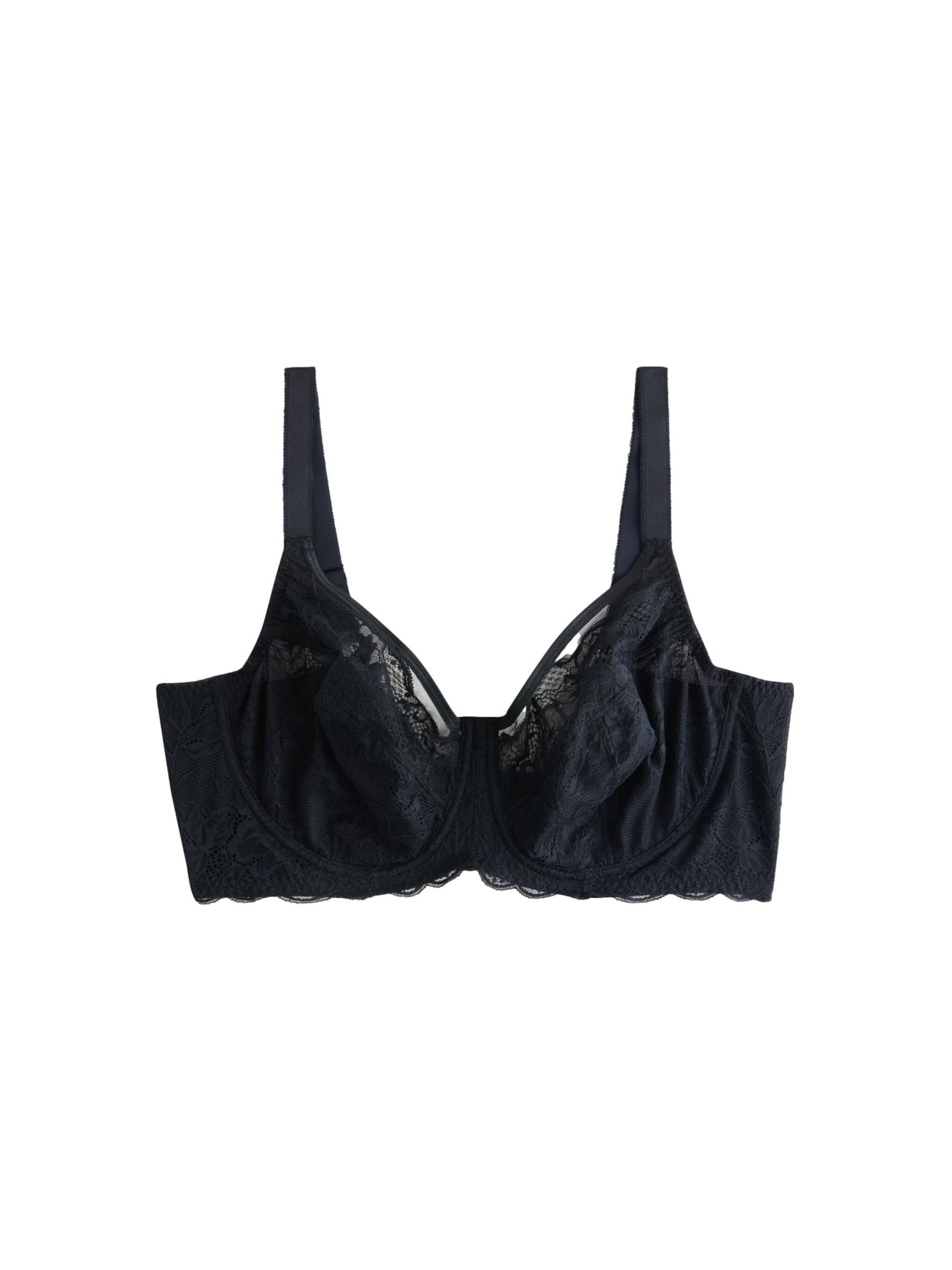 Next T-shirt сутиен Сутиен в черно: отпред