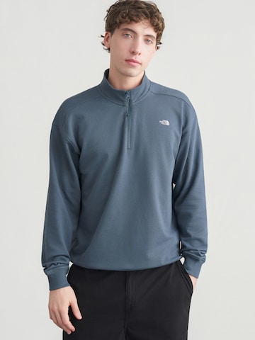 THE NORTH FACE Суичър 'ESSENTIAL' в синьо: отпред