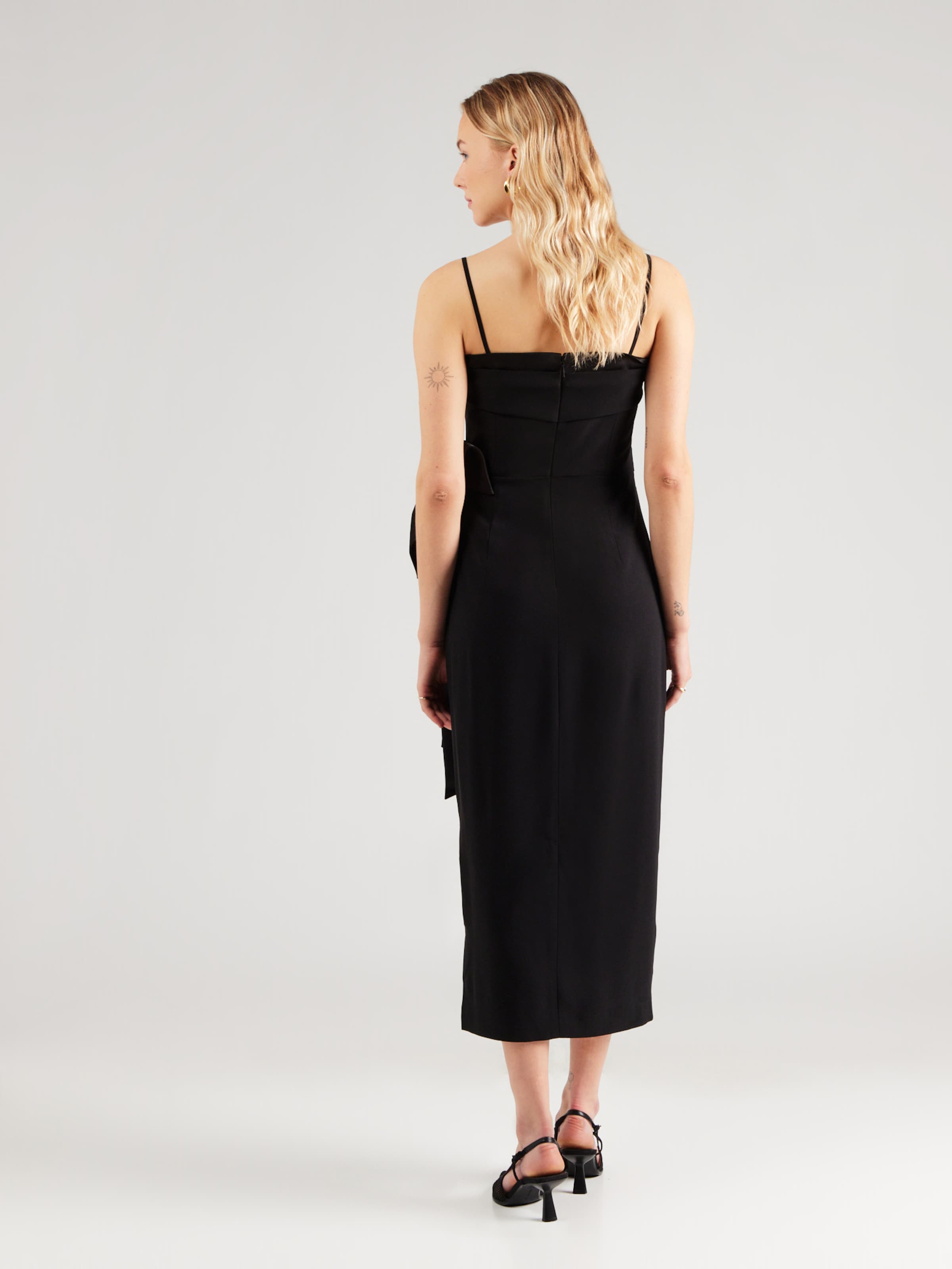 ted baker black evening dress Dress Fit Flare Ted Baker Black, Jewel Print Bow Shoulder Occasion Dress