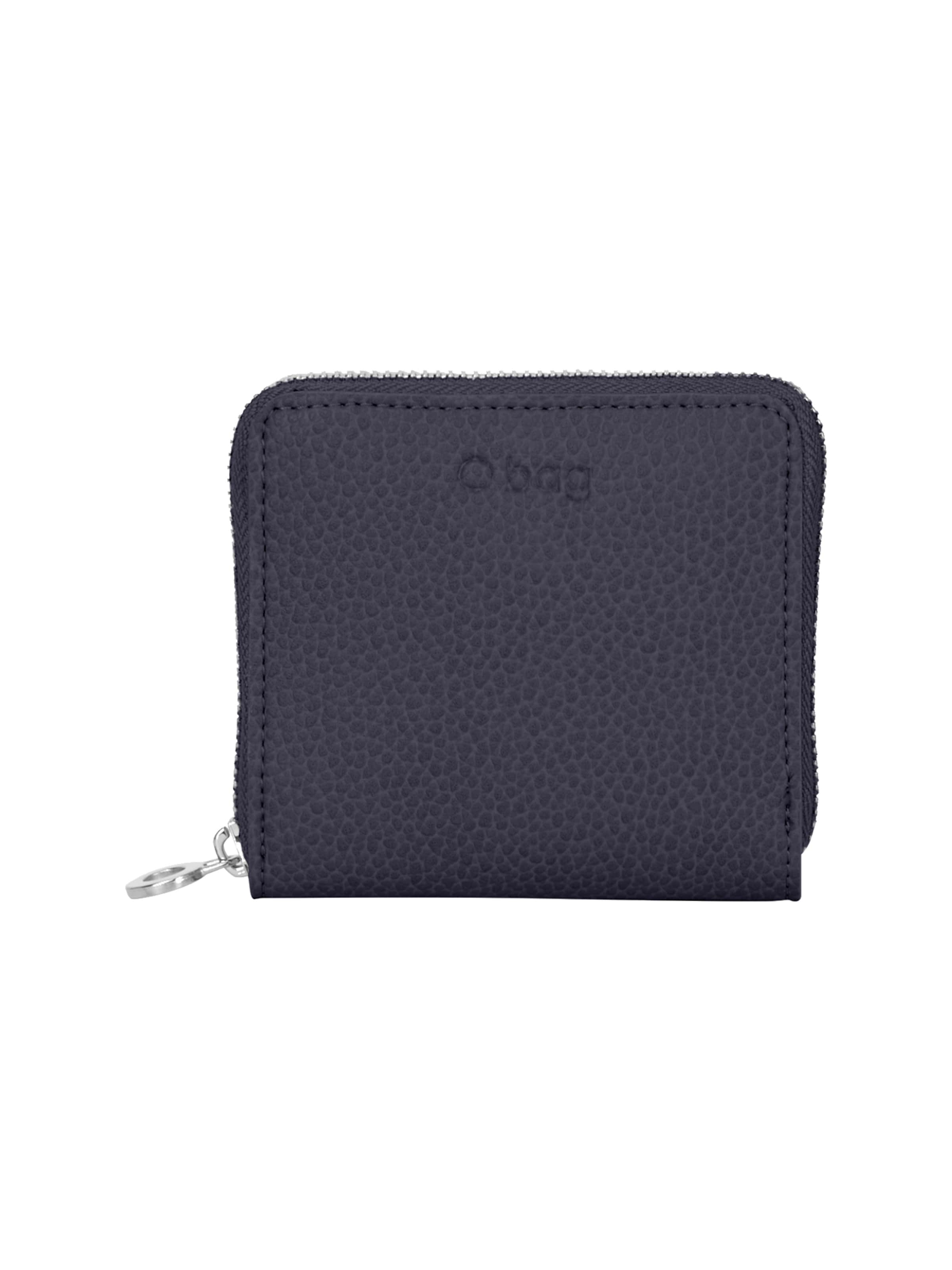 O bag Wallet in Blue: front