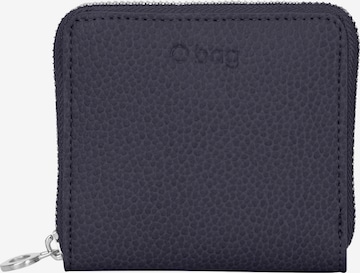 O bag Wallet in Blue: front