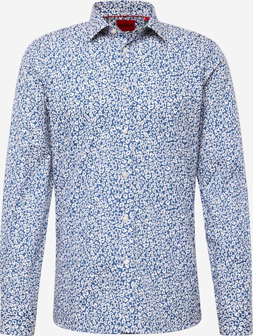 HUGO Regular fit Button Up Shirt 'Elisha02' in Blue: front