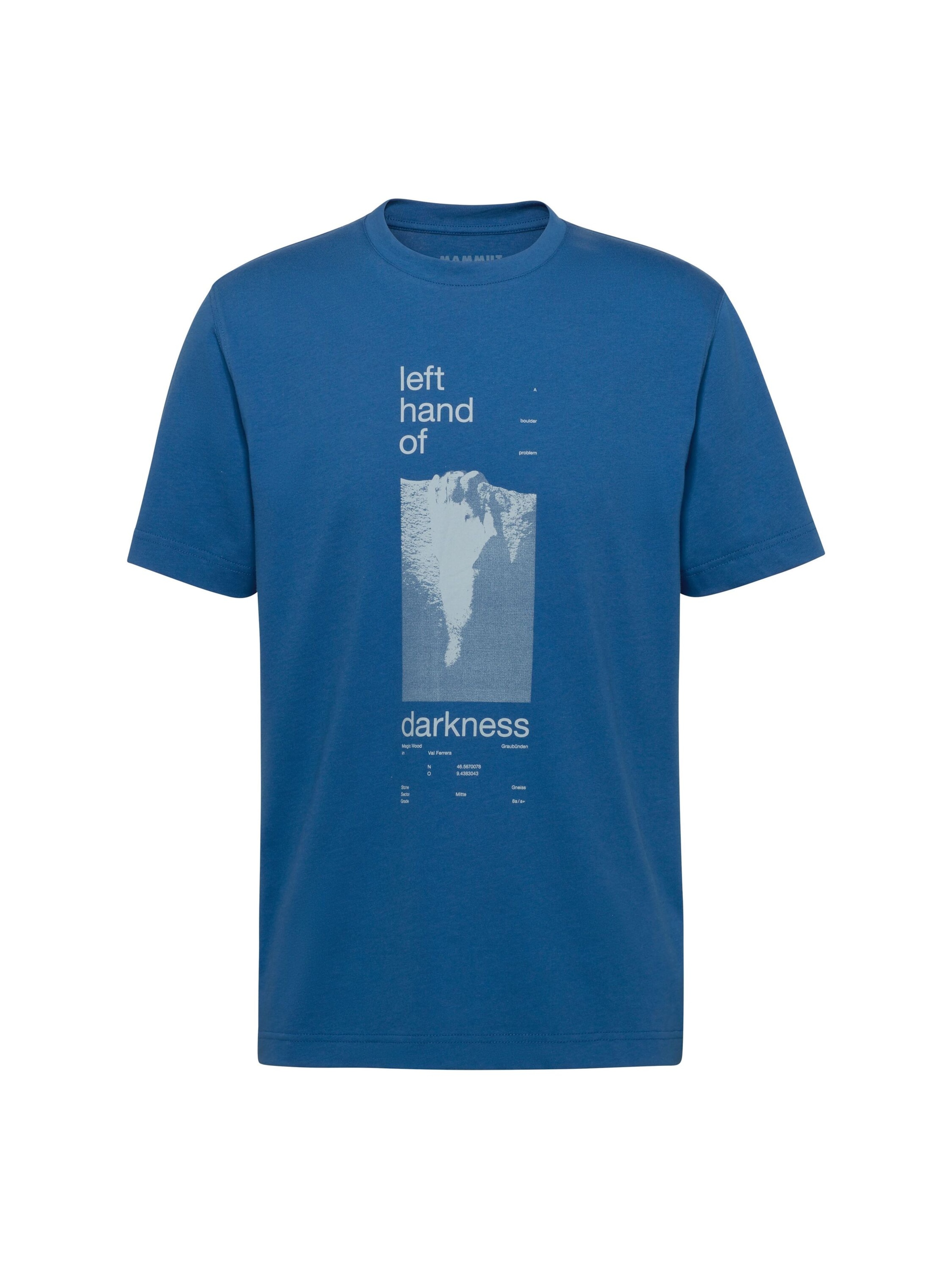 MAMMUT Performance Shirt in Blue: front