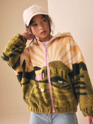 Next Fleecejacke in Mischfarben: Vorderseite