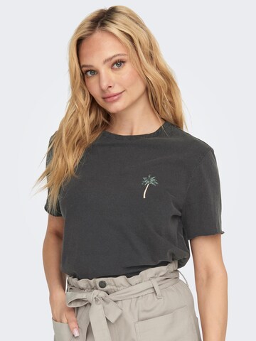 ONLY T-Shirt in Grau