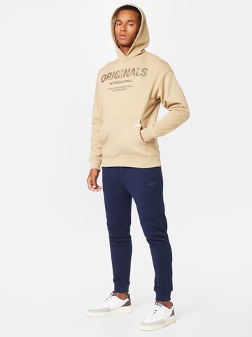 JACK & JONES كنزة رياضية بلون بيج