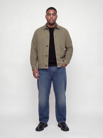 juoda Jack & Jones Plus Megztinis 'JJJAXON'