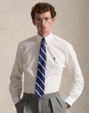 Polo Ralph Lauren Slim fit Πουκάμισο σε λευκό: μπροστά
