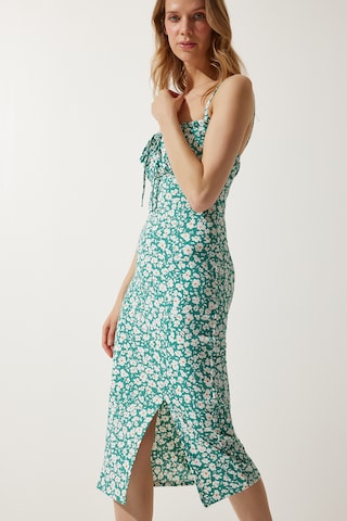 Happiness İstanbul Лятна рокля в зелено