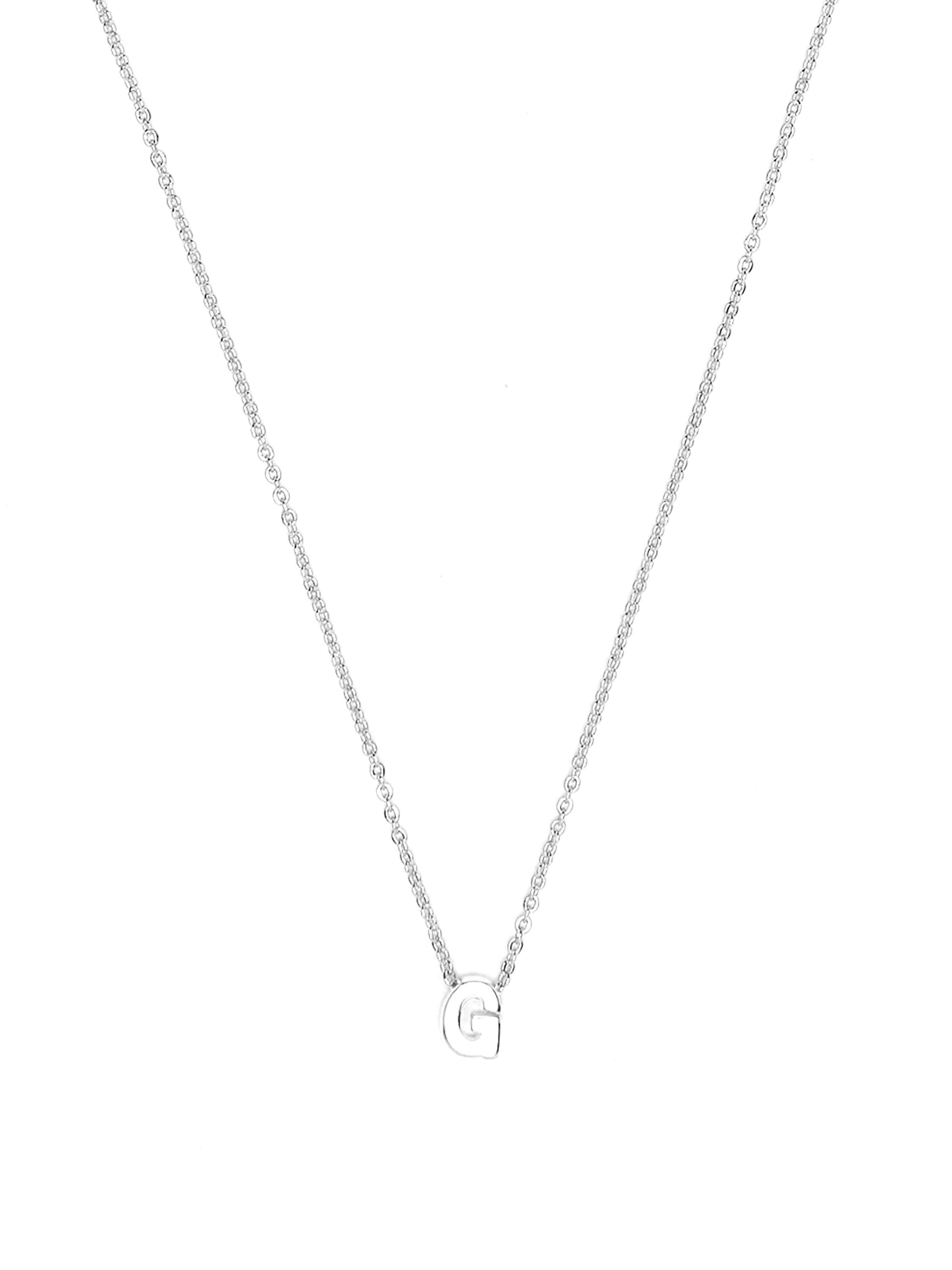 Luxenter Kette 'Alphabet G'‌‌‌‌‌‌ in Silber