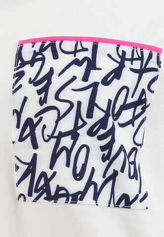 Key Largo T-Shirt 'Script' in Weiß