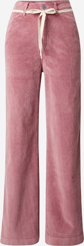 Dawn Wide Leg Bukser 'DEW' i pink: forside