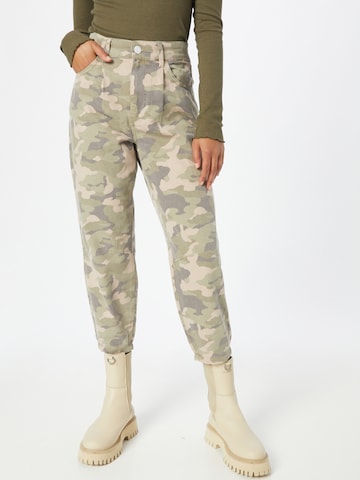 River Island Pants 'CAMO' in Green: front