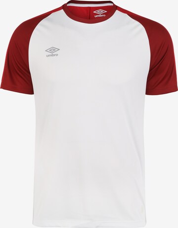 UMBRO Functioneel shirt in Wit: voorkant