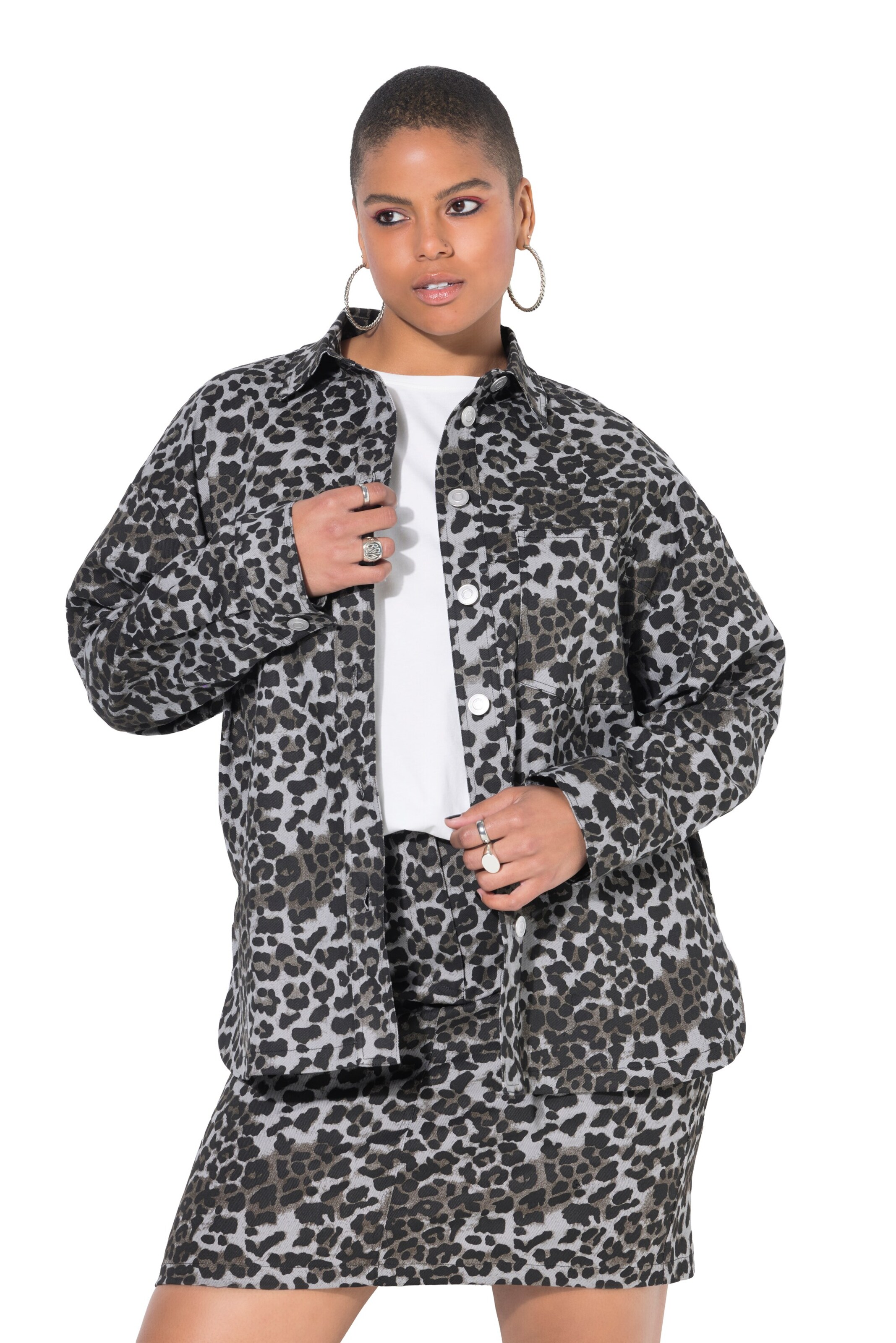 Studio Untold Bluse in Grau: Vorderseite