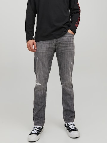 JACK & JONES - regular Vaquero 'Tim' en negro: frente