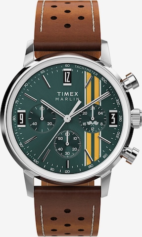 TIMEX Analoguhr 'Marlin' in Braun: Vorderseite