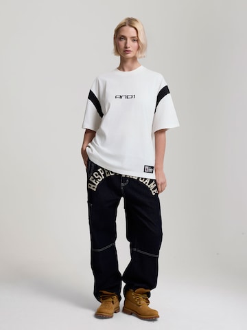 T-shirt 'Dancefloor' AND1 en blanc