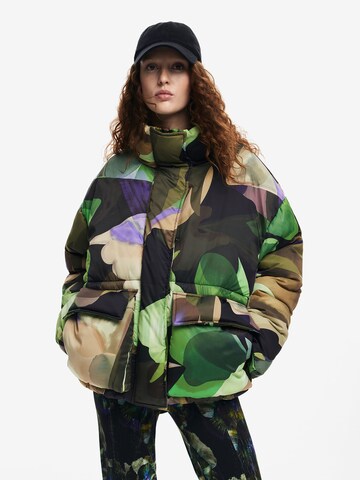 Desigual Winterjas 'M. Christian Lacroix' in Groen: voorkant